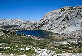 The view north from Vogelsang Pass