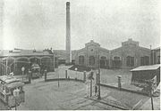 Betriebshof Brehmestraße, um 1900