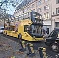 Enviro400EV at Piccadilly Gardens in November 2024