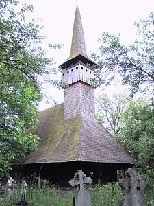 Dormition of the Theotokos wooden church in Lăpuș