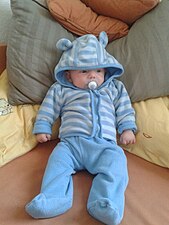 Baby blue newborn male clothing