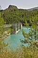 Blick auf die Staumauer der Presa de Guadalest