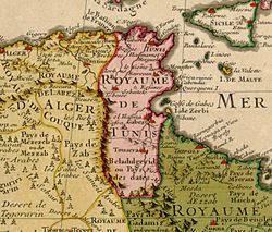 1707 yılında Tunus Beyliği
