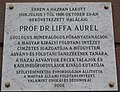 Liffa Aurél mineralógus emléktáblája, 42. sz.