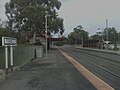 Southbound view from Platform 1, July 2015