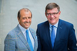 Hans Maertens (rechts) met Paul Kumpen