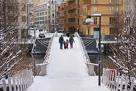 Brua sett fra Sickla udde.