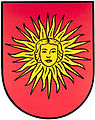 Sonnenfigur (Gesicht) im Wappen von Wiesbaden-Sonnenberg