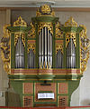 Ev. Stadtkirche: Johann Friedrich Syer/Förster & Nicolaus/Andreas M. Ott, 1758, 13 Register auf einem Manual und Pedal