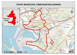 Saddar Town Map