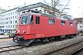 Re 436 115 ganz in rot am 1. Mai 2008 in Thun