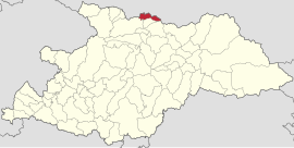 Location in Maramureș County