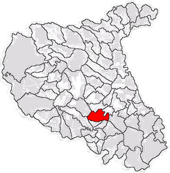 Location in Vrancea County