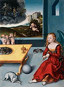 Lucas Cranach der Ältere, Die Melancholie (1532)