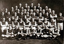 Fitzroy (1916 VFL Premiers). King is fourth from left, third row.