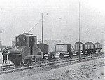 A Hellingly Hospital Railway train in 1906