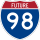 Future Interstate 98 marker