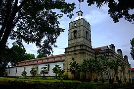 Side view of the church