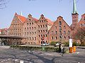 Salzspeicher an der Trave in Lübeck