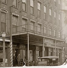 Front of the Randall Hotel