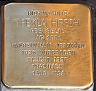 Stolperstein für Thekla Hirsch