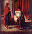 Aparición de Cristo resucitado a la Virgen. Fernando Yanez de la Almedina.