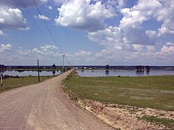 Road to island, Ordynsky District