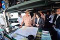 Tsai Ing-wen and Huang Shu-kuang inspects Di Hua on 12 July 2015.