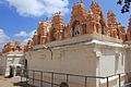 Dravidian style Shikhara (superstructure) over shrines in the Narasimha Swamy temple at Seebi