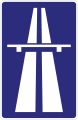 Beginn der Autobahn; neues Zeichen[74] Das Zeichen sollte mit Einführung der Neufassung Bild 17c mit der Zusatztafel „Autobahn“ an den Autobahneinfahrten ersetzen.[30]