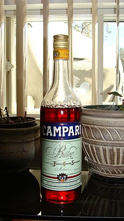 Campari 25% alkoholtartalommal