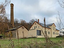 Gärtnerei nebst Heizhaus des Hohenhauses, nach teilweiser Sanierung, Mittlere Bergstraße 22,