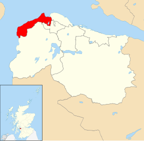 Location of the ward