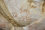 Prehistoric rock paintings