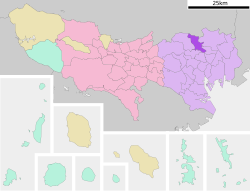 Kita'nın Tokyo'daki konumu