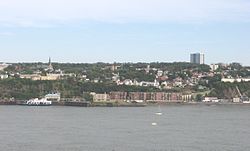 Lévis as seen from Terrasse Dufferin