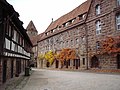 Klostermühle (heute Jugendherberge), rechts