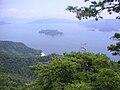 View from the top of one of the mountains in Miyajima