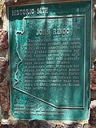 John Ringo grave historic marker