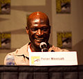 Der ghanaische Filmschauspieler Peter Mensah im Juli 2009