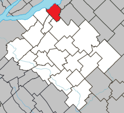 Location within Bellechasse RCM.