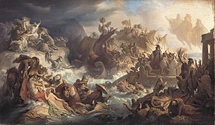 Die Schlacht bei Salamis, etwa 1858
