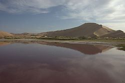 Sand dunes in the Badain Jaran Desert