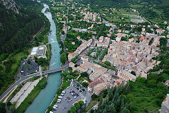 Castellane, uitzicht vanaf de rots