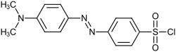 Struktur von Dabsylchlorid