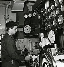 Sailor monitoring dials and automated controls