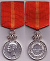 King's Medal of Merit in silver awarded to Beck