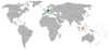 Location map for Germany and Malaysia.