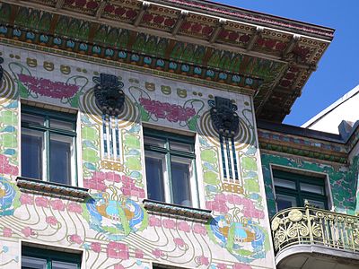 "Majolikahaus" in Vienna, by Otto Wagner (1898)[1]