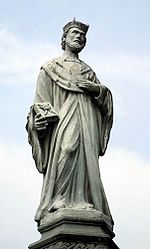 Photograph of Saint John Cantius statue